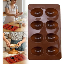 Moule en silicone en forme d'œuf pour gâteaux, chocolats et bonbons