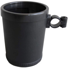 Black Bike Cup Holder for Beach Cruiser and Commuter