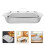 Stainless Steel Fish Roasting Pan Silver Deep 1 Set 1