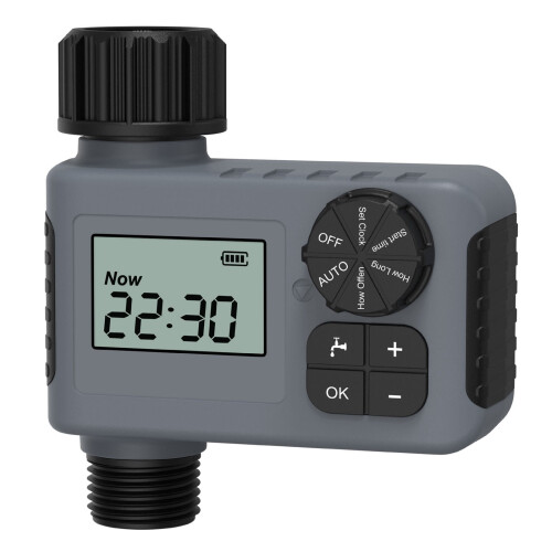 Programowalny timer zraszacza ogrodowego, 1-strefowy, cyfrowy