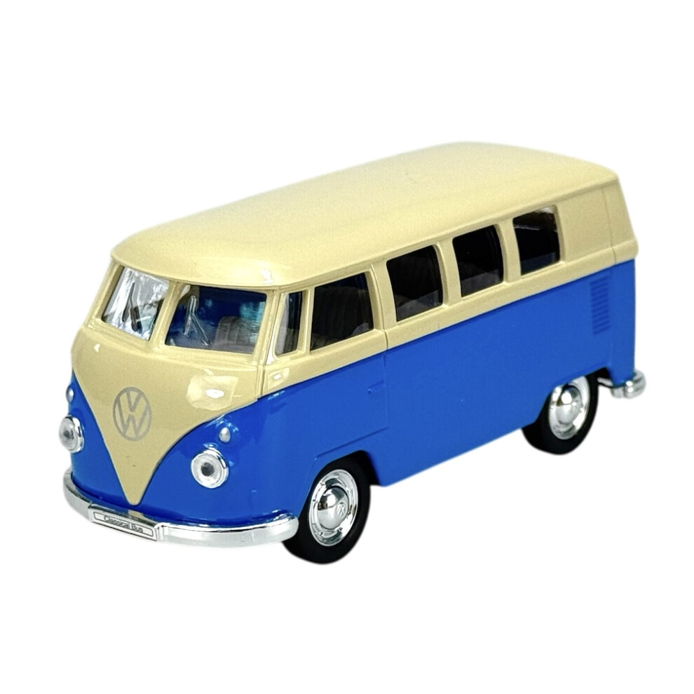 Photos - Toy Car WELLY 1963 VW VOLKSWAGEN T1 WHITE-BLUE 1:34 NEW