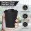 12oz Triple Wall Ripple Takeaway Black Cups 200pcs 4