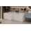 (White) L‑Shaped Bath Front Panel 1700mm Modern Gloss White, Grey or Silver 1