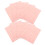 Envelopes acolchoados em formato de coração, rosa, 15x10cm, pacote com 50 unidades. 5