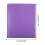 Heavy Duty Plastic Pocket Folders with Fasteners Letter Size 4
