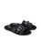 Toms (, ) TOMS Sol Mule Leather Women's Black Sandals 1