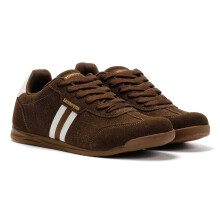 (, ) Lambretta Tackle Men's Chocolate Trainers
