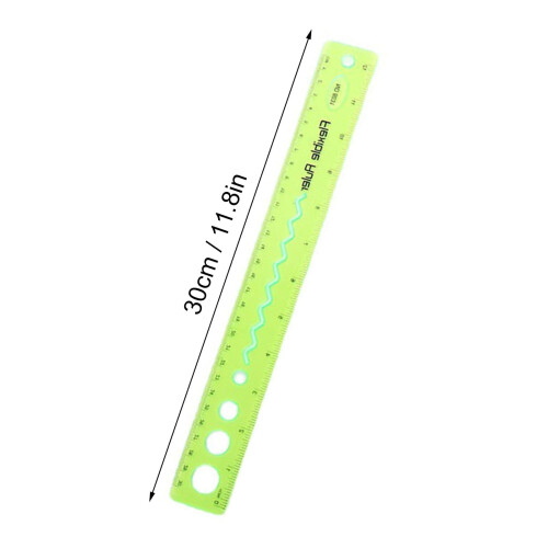 12 inch flexibele PVC-liniaal, buigbaar 1