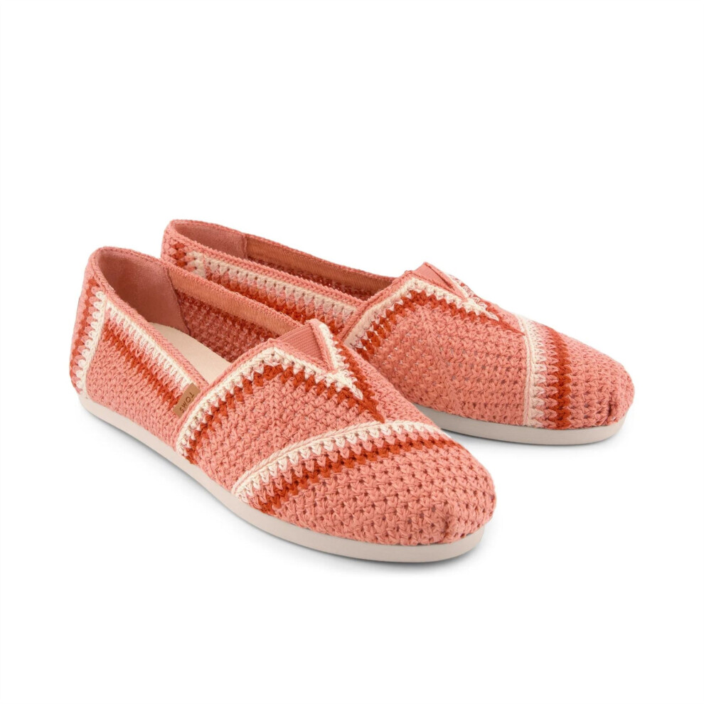 Toms (, ) Alpargata Classic Cotton Women's Medium Pink Espadrilles