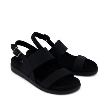 (, ) TOMS Marin Slingback Canvas Women's Black Sandals