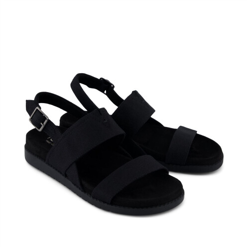 Toms (, ) TOMS Marin Slingback Canvas Women's Black Sandals