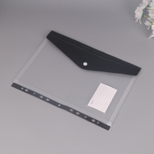 A4 11-hole expandable plastic folder with multiple pockets 1