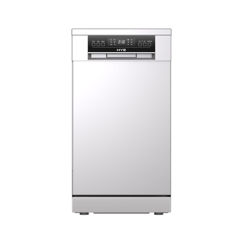 Hye Freestanding Slimline Dishwasher, 45Cm, White
