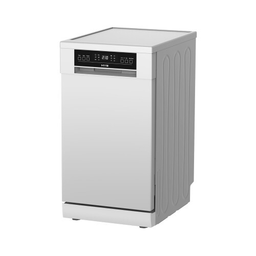 HYE freestanding Slimline Dishwasher, 45cm, White 1