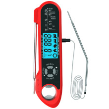 Thermomètre étanche à double sonde pour bonbons et viande