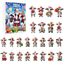 Adventskalender for barn 2024 – 24-dagers anheng i akryl