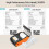 Portable thermal receipt printer 121x83.5x54.8mm 6