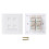 Πάνελ πρίζας τοίχου 4 θυρών RJ45 Ethernet 86x86 χιλ. 1