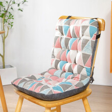 Coussin d'assise capitonné style bohème avec dossier rose
