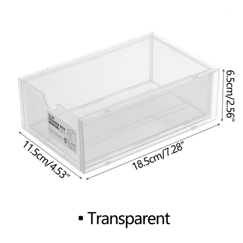 Skrivebordsarrangørskuffe Klar polycarbonat 7,48  4,53  2,56 2
