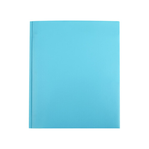 Heavy-Duty Plastic Folders Letter Size 3-Pocket Snap 1