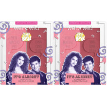 Wet n Wild Saved By The Bell Highlighter + Illuminator Glow Face Duo, Highlighter Makeup Powder, It's Alright (1114534) (Pack of 2)