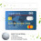 Set van 6 horizontale, transparante plastic ID-kaarthouders 5
