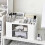 Pen Organizer with 2 Drawers and 5 Compartments White 4