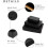 Caixas de envio pretas de 10x10x5 cm (4x4x2 polegadas) – Pacote com 25 unidades 5