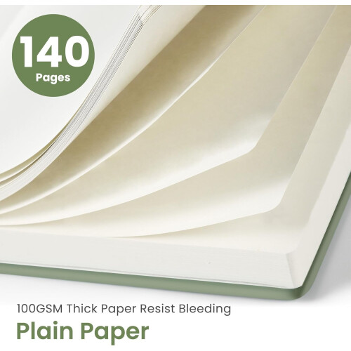 Blank spiralnotesbog, 140 sider, 15 x 20 cm 1