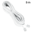 Witte RJ11-telefoonkabel van 6 meter 2