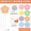 8-pak pastelblomst & smil badgespoler med klips 3