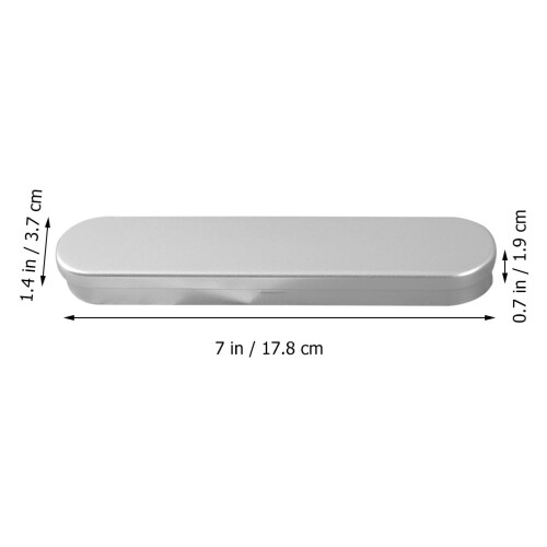 Tragbares, robustes Metall-Federmäppchen, 6-teilig 1