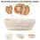 Juego de 2 cestas ovaladas para fermentar pan, 25 cm 4