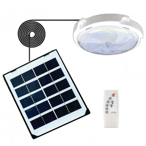 Ηλιακό φωτιστικό οροφής 45W50LED με τηλεχειριστήριο 2