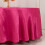 Fuchsia rund Lamour satengduk 307 cm 5
