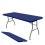 Mantel elástico de spandex para mesa rectangular de 6x2.5 pies 4