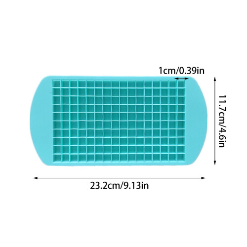Forma de mini gelo de silicone com 160 cavidades 2
