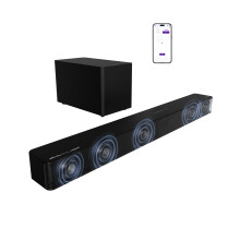 ULTIMEA 5.1Ch Dolby Atmos Soundbar for TV, Home Theater Surround Soundbar with Subwoofer, Bluetooth 5.4, 340W