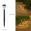 Ensemble de lampes solaires d'extérieur LED étanches pour jardin 3
