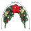 Christmas Mailbox Wreath 37.4 Inch with Berries Greenery 3