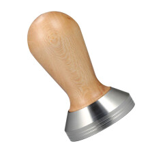 Wooden Coffee Tamper Stainless Steel Base Comfort Handle-2 51mm