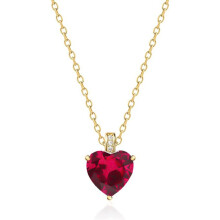 (【July】Rose Diamond, Rose gold) Classic Elegant Women's New S925 Sterling Silver Heart Necklace, 12 Birthstone Pendant Choker