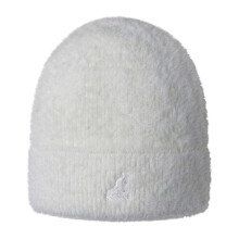 (One Size, Ivory) Kangol Unisex Adult Embroidered Logo Faux Fur Winter Beanie