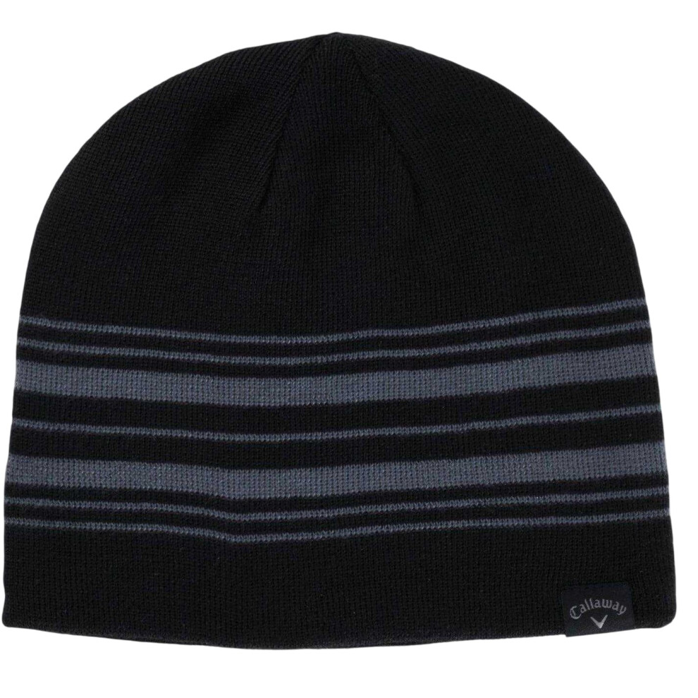 Callaway (One Size, ) Unisex Adult Logo Knitted Beanie Black
