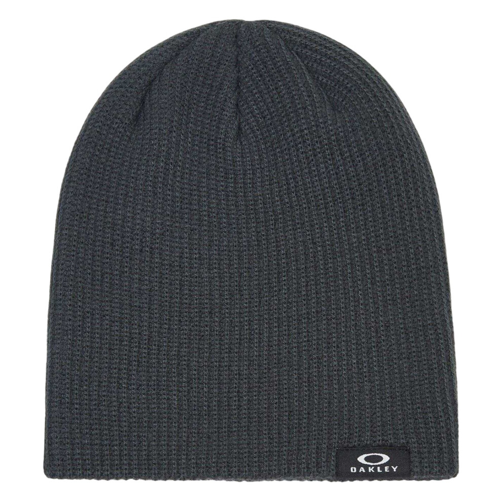 Oakley (One Size, Grey) Mens Backbone Ribbed Beanie