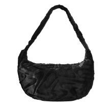 Nike Womens/Ladies Textured Faux Fur Handbag