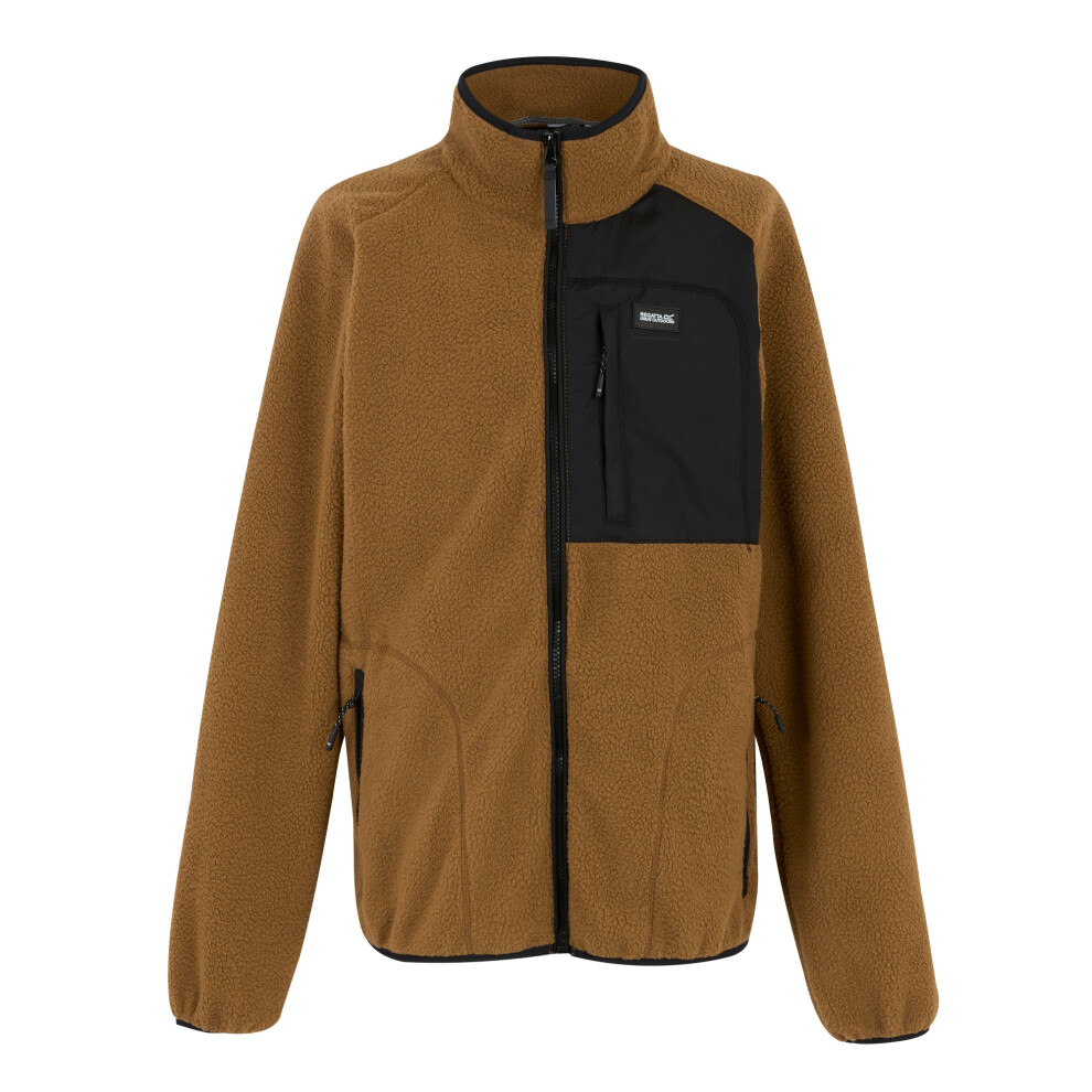 Regatta (Xxl, Nut ) Mens Frankie Borg Fleece Jacket Brown