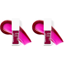 wet n wild Lip Oil - Lightweight, Non-Sticky, Hydrating & Nourishing Formula with Marula & Jojoba Oils, Vegan & Cruelty-Free- Merlot Glass (Pack of 2)