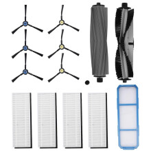 Hauptseitenbürstenfilter mit HEPA-Filter für Silvercrest SSR1 SSRA1 für iLife A9S, A7, V8, V8S, X750, X800, X785, V80 Saugroboter (Ersatzteile)